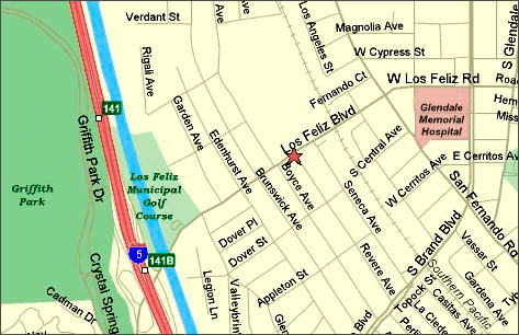 Map to Dr Pepi's Office