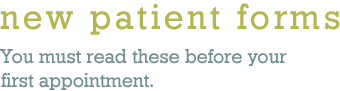 New Patient Forms
