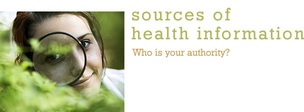 Sources of Health Information