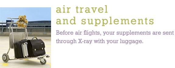 Air Travel and Supplements