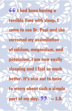 I had been having a terrible time with sleep.