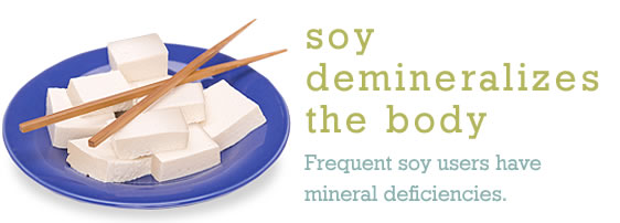 Soy Demineralizes the Body