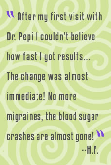 No more migraines, the blood sugar crashes are almost gone