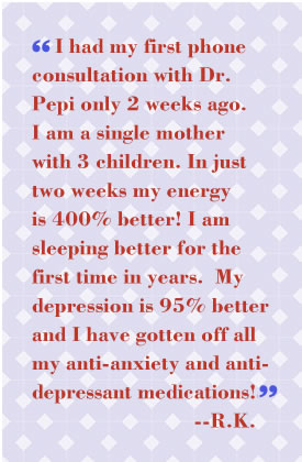 I had my first phone consultation with Dr. Pepi only 2 weeks ago