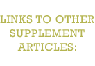 Read Articles About Supplements