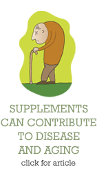 Supplements contribute to disease and aging