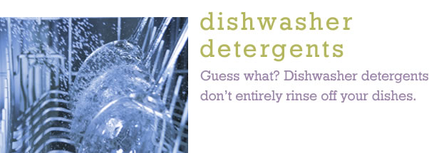 Detergents, Dishwashing