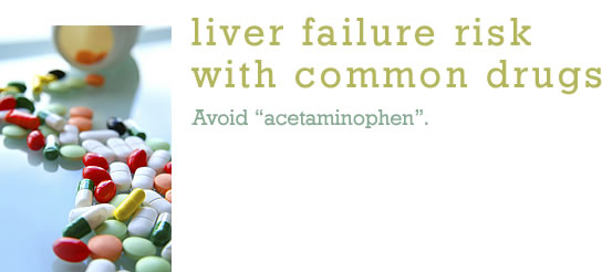 Liver Failure Risk with Common Drugs